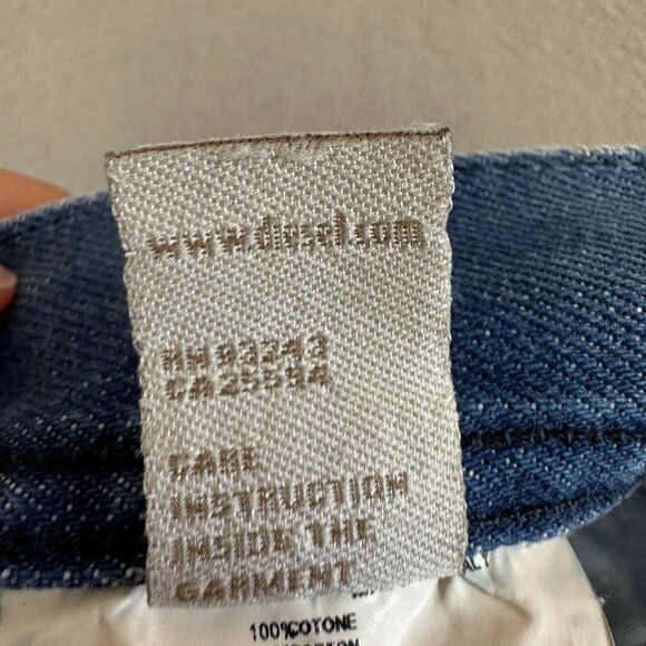 Diesel Quratt Jeans Ligth Wash Denim Button Fly Made In Italy - Picture 7 of 16